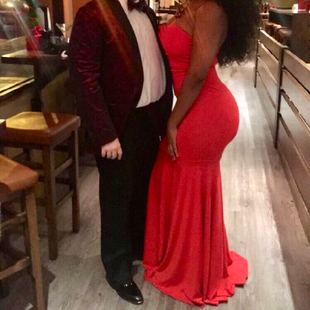 Sexy Strapless Mermaid Dress